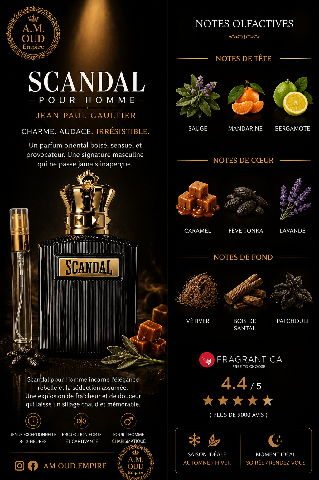 Scandal pour homme intense